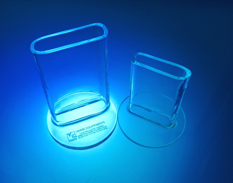 Cuve chromatographique verre equipements soufflage de verre laboratoire borosilicate
