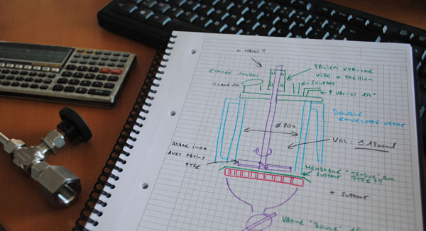 Conception verrerie sur mesure CAO