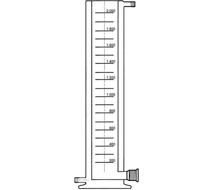 Eprouvette de moussage, fabricant éprouvette en verre sur mesure