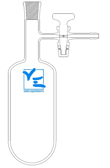 tube schlenk borosilicate