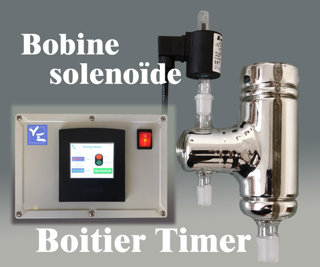Bobine timer boitier de contrôle, solénoïde pour distillation